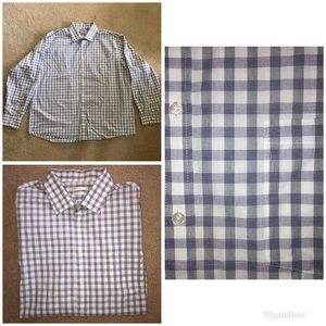 Van Heusen Black and Purple Dress Shirt